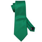 Green Silk Tie Set for Men: Multiple Shades Available - VacationGrabs