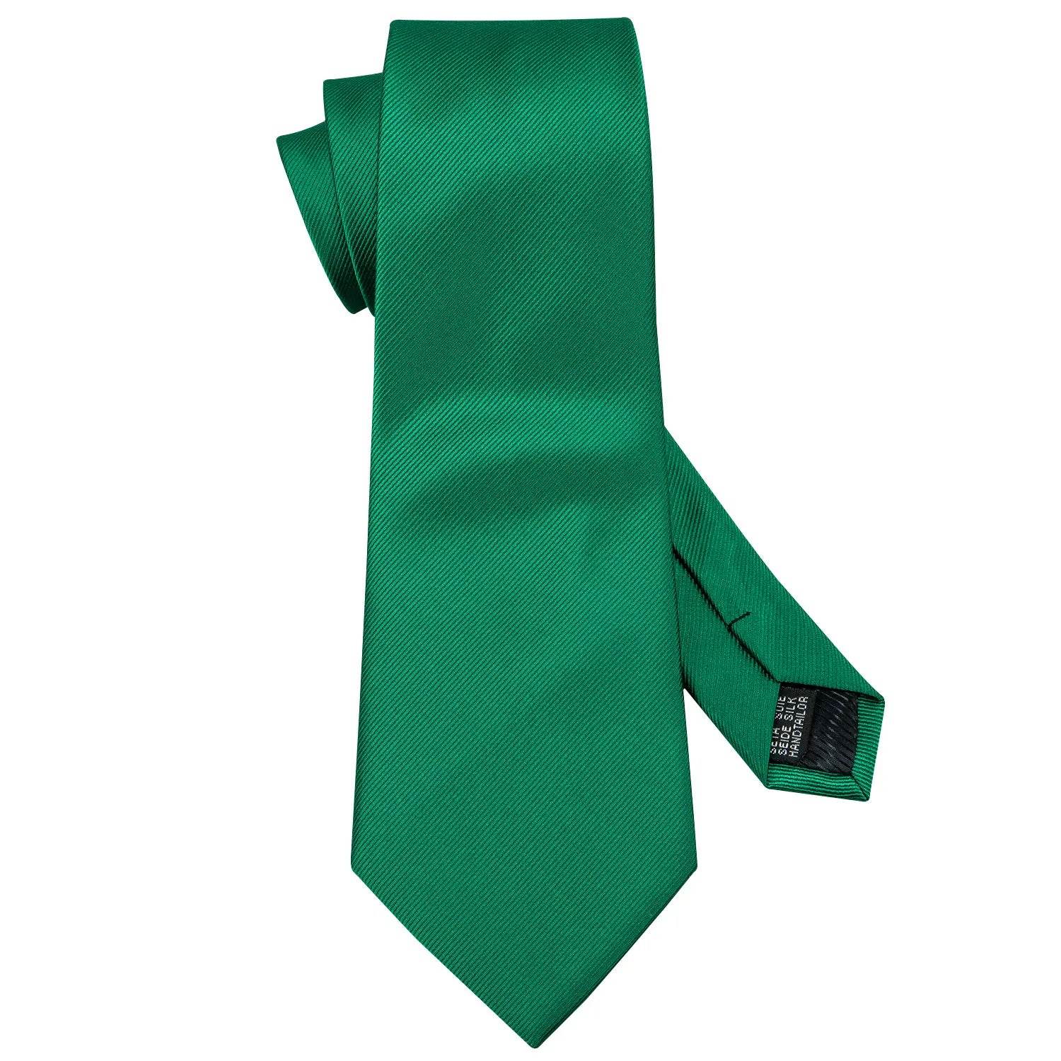 Green Silk Tie Set for Men: Multiple Shades Available - VacationGrabs