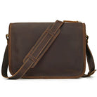 Casual Leather Crossbody Bag for Men – Multi-pocket iPad Sling - VacationGrabs
