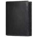 RFID Genuine Leather Travel Wallet Business Card Clip Short Purse Wallet - VacationGrabs