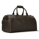 Crazy Horse Leather Travel Bag Suits and Shoes Folding Business Bag - VacationGrabs