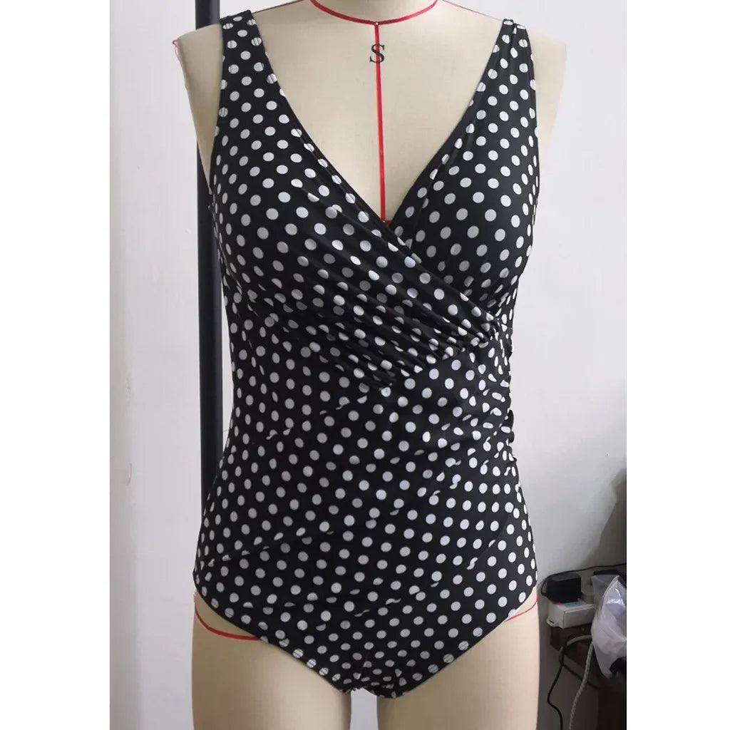 Polka dot Swimsuit Womens Swimwear - VacationGrabs