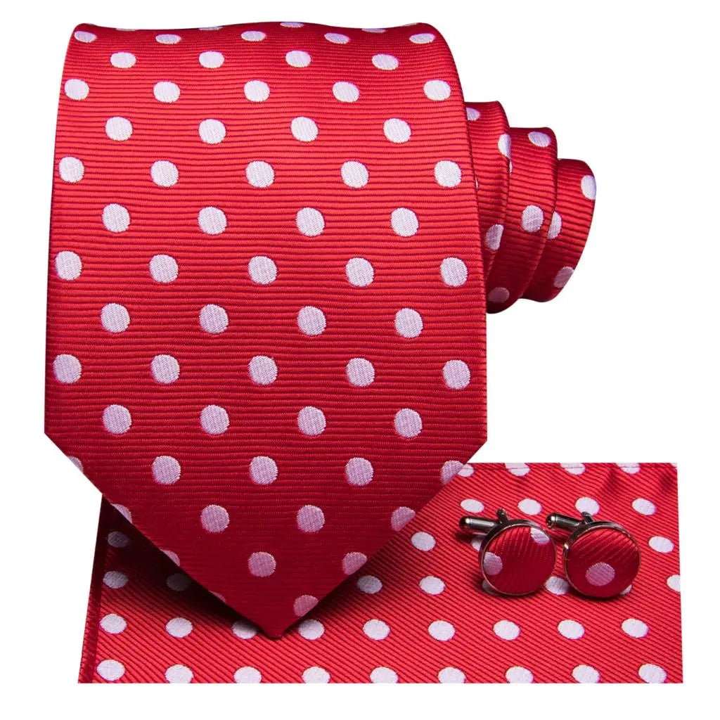 Men's Polka Dot Neck Tie – Fashion Style for Every Season