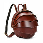 Sac à dos multifonction en cuir véritable pour homme 15,6"