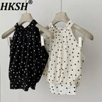 Polka Dot Halter Neck Off-Shoulder Top for Women
