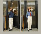 Men's High Rise Wide Leg Trousers for Stylish Comfort