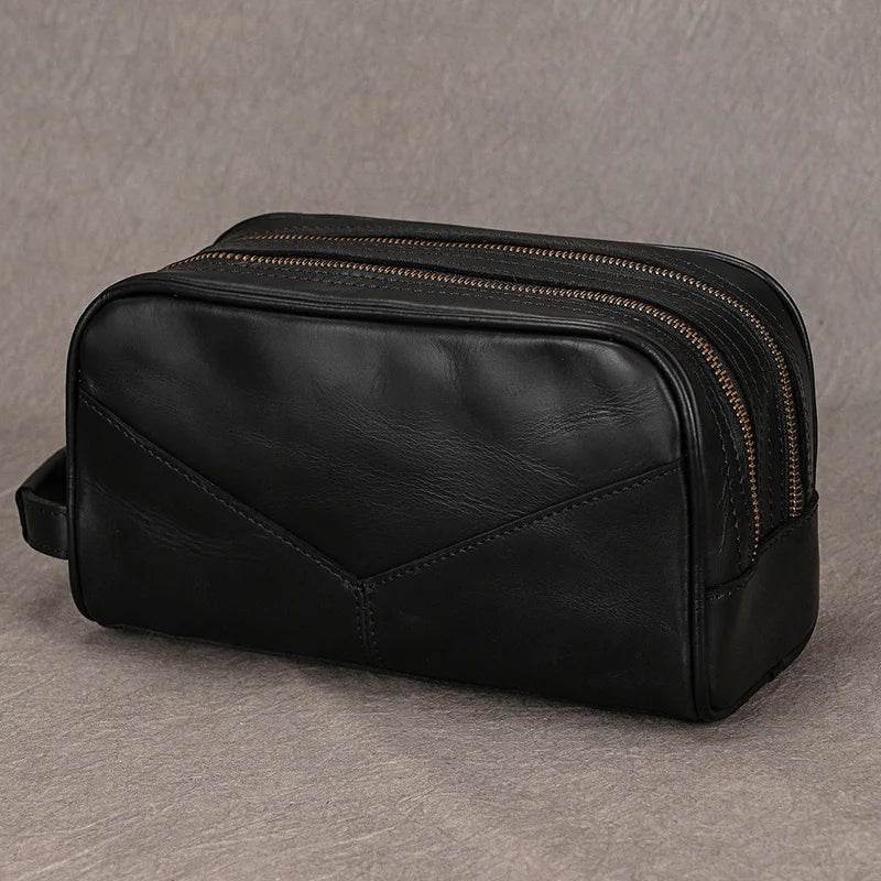 Designer Genuine Leather Travel Wash Bags & Makeup Clutches - VacationGrabs