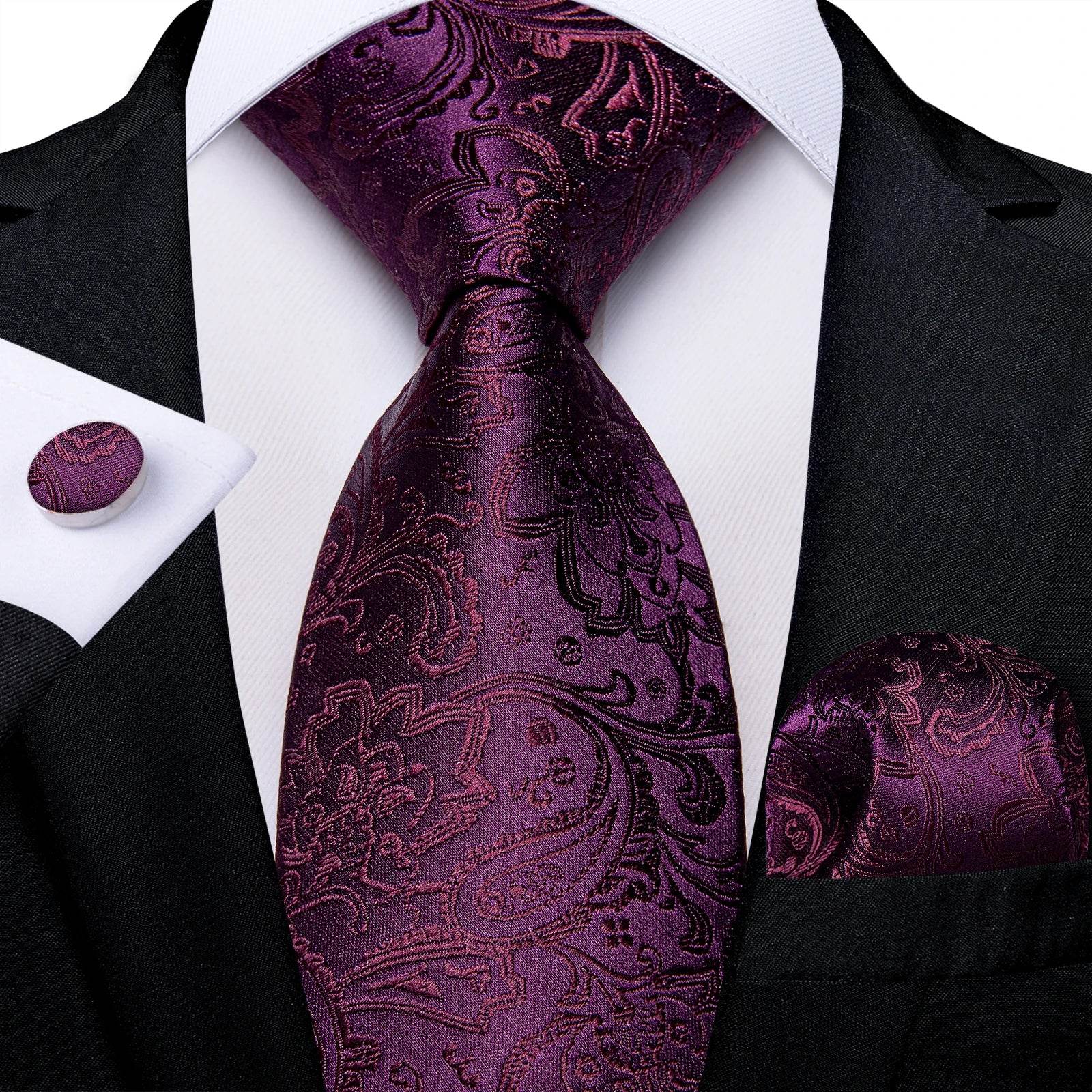 Striking Silk Tie Sets for Men - VacationGrabs