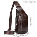 High-Quality Men’s Leather Waist Bag Crossbody Belt Pouch - VacationGrabs