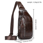 High-Quality Men’s Leather Waist Bag Crossbody Belt Pouch - VacationGrabs