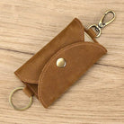 Crazy Horse Leather Keycase for Car & Coin Wallet Genuine Leather - VacationGrabs