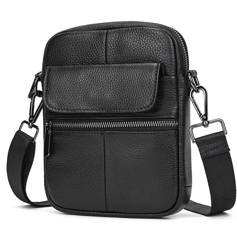 Genuine Leather Phone Crossbody Bag - VacationGrabs