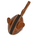 Cute Coin Purse Genuine Leather Small Wallet for Coins, Cards, & Earphones - VacationGrabs