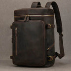 Casual Leather Backpack Crazy Horse Vintage Style for Men - VacationGrabs
