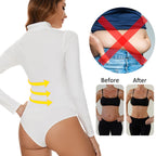 High Collar Shapewear Corset Bodysuit, Tummy Control Tank
