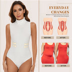 Women's High Collar Bodysuit Shaper - Tummy Control Corset
