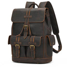 Leather Backpack for Camera DSLR Travel Bag for Men and Women - VacationGrabs