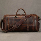 Crazy Horse Leather Duffle – Large Capacity Travel Weekender - VacationGrabs