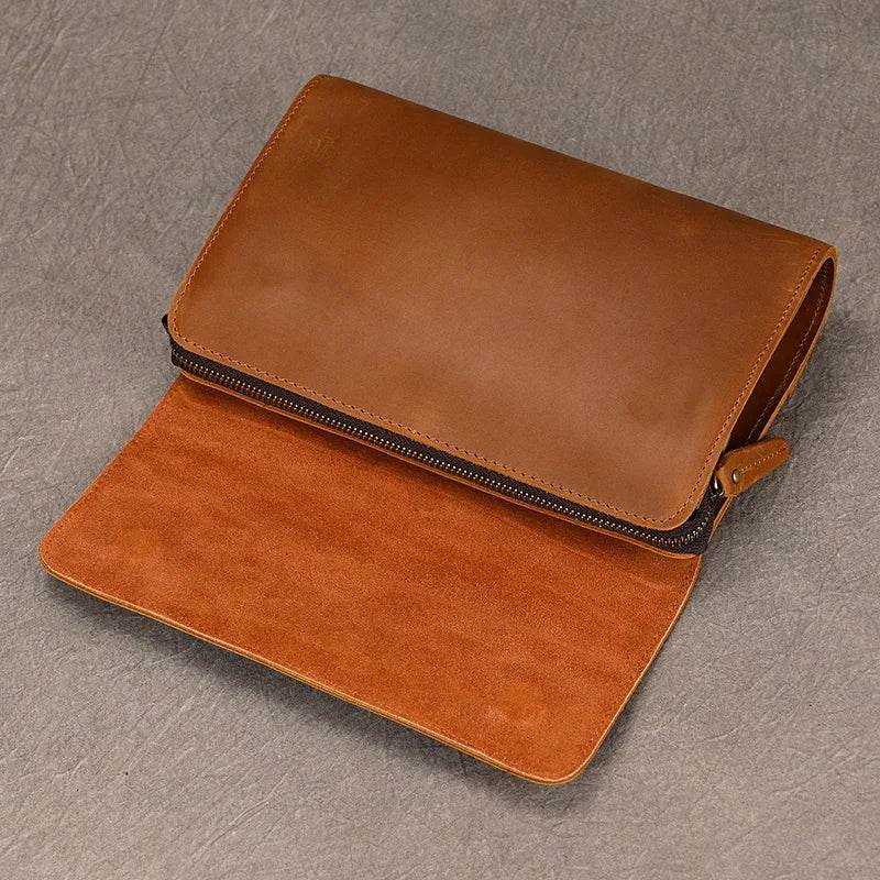 Fashion Genuine Leather Clutch Wallet for Men & Women with Wristlet - VacationGrabs