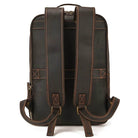 Anti-Theft Handmade Leather Backpack Vintage Travel Bag for Men - VacationGrabs