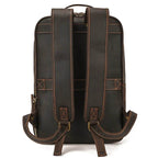 Anti-Theft Handmade Leather Backpack Vintage Travel Bag for Men - VacationGrabs