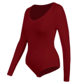Women's V-Neck Long Sleeve Thermal Compression Top