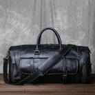 Retro Leather Travel Bag Men's Large-Capacity First Layer Cowhide Leather - VacationGrabs