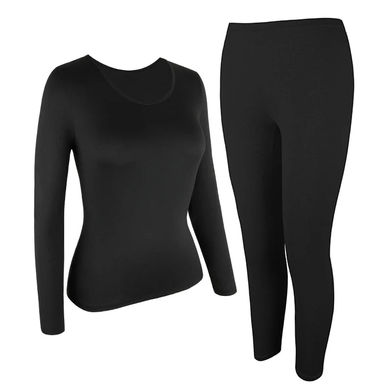 Women's 2-Pack Fleece Lined Thermal Base Layer Set