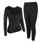 Women's 2-Pack Fleece Lined Thermal Base Layer Set