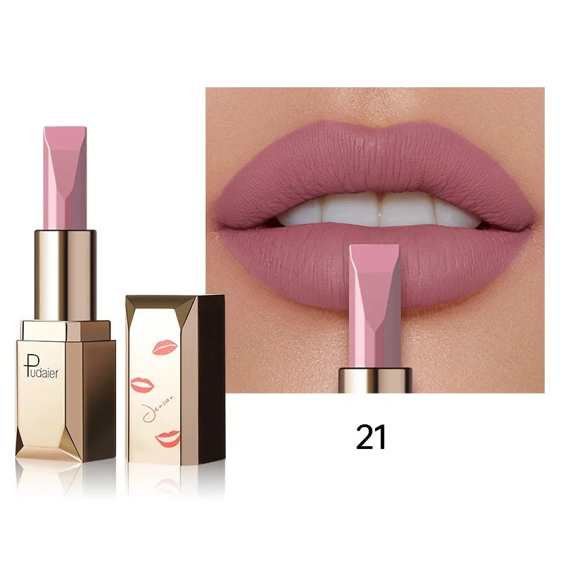 Pudaier Matte Lipstick MAC for Women - Long-Lasting Color
