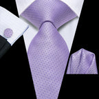 Elegant Purple Tie Sets for Special Occasions