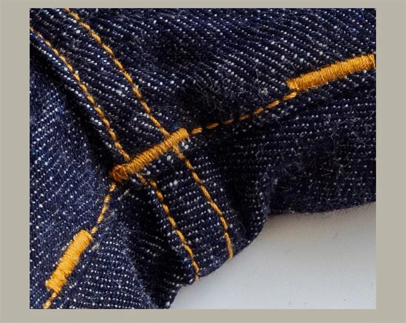 Red Tornado Selvedge Denim Jeans Loose Fit Straight Leg Pants Amekaji