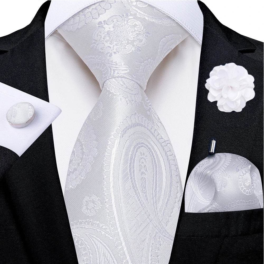 Silk Tie Sets for Men - Daring Patterns - VacationGrabs
