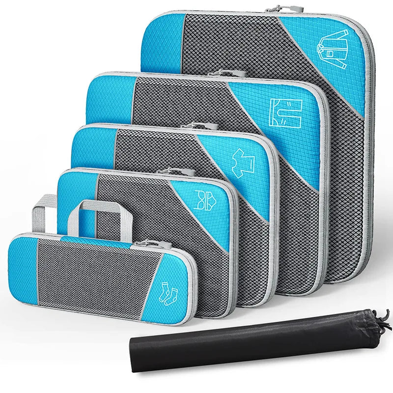 Travel Packing Cubes Set for Stress-Free Vacations