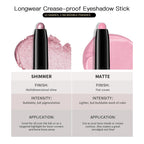 Waterproof Shimmer Eyeshadow & Eyeliner Stick Pencil