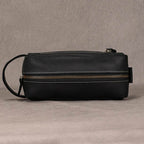 Genuine Leather Clutch Bag with Zipper for Men & Women - VacationGrabs
