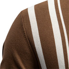 Men's 2026 Polo Shirt Stripe Old Money Style Short Sleeve Soft Breathable Casual Elegant Daily Wear Luxe Polo Shirts for Male