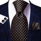 Multicolor Paisley 100% Silk Tie Sets for Men - VacationGrabs
