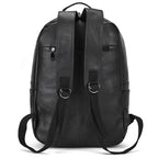 Sac à dos en cuir de luxe 15,6" pour homme, sac à dos de voyage pour ordinateur portable