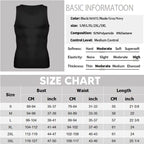 Mens Slimming Vest Shirt Abs Abdomen Body Shaper Slimming Tummy Control Gym Workout Compression Tank Top Sleeveless Shapewear