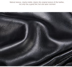 Mens Chest Bag 100% Genuine Leather Crossbody Pack