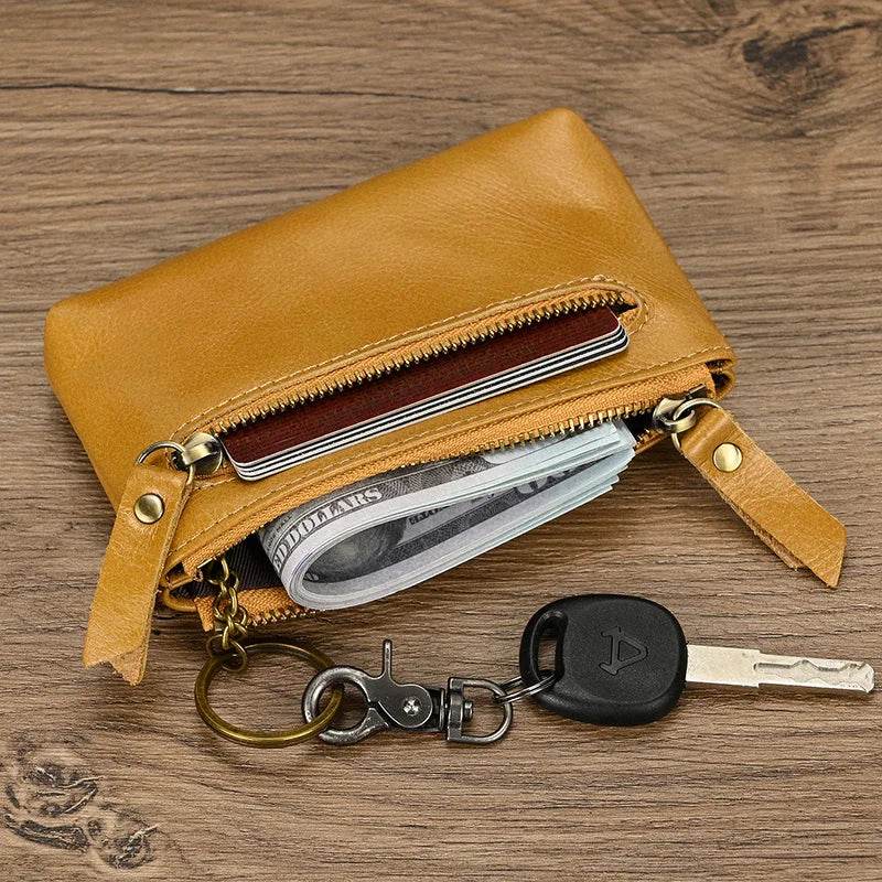 Hot Sale Genuine Leather Credit Card Short Wallet for Men & Women - VacationGrabs
