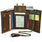 Men’s Leather Wallet with Coin Bag Clip Purse for Cards & Coins - VacationGrabs