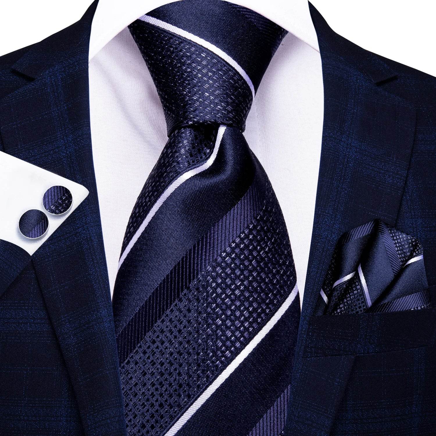 Multicolor Paisley 100% Silk Tie Sets for Men - VacationGrabs