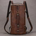 Men's Leather Backpack – Cowhide Travel Multifunctional Bag - VacationGrabs