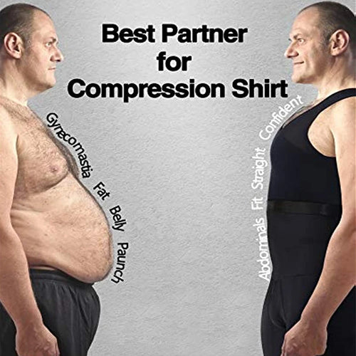 Mens Shapewear Tummy Control Full Body Shaper Compression Slimming Bodysuit