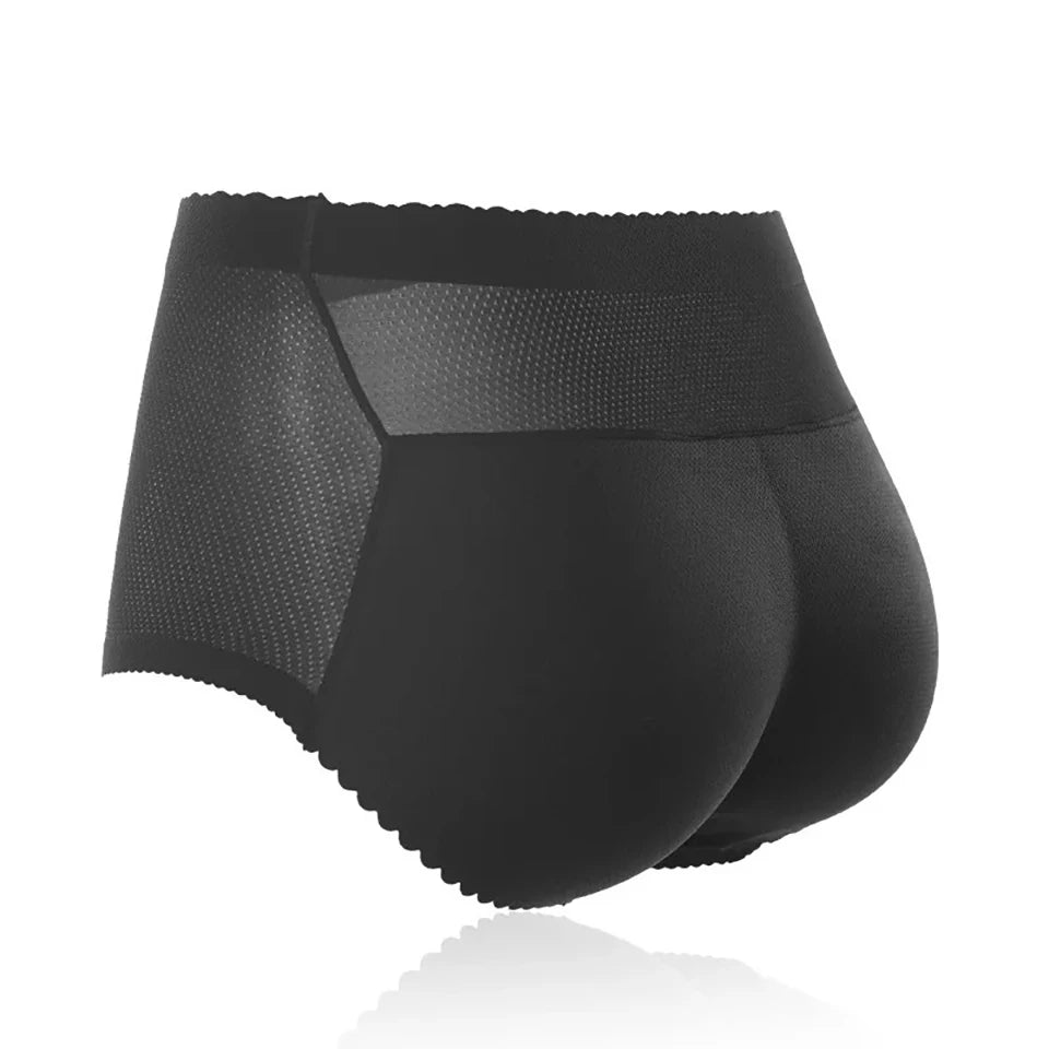 Padded Butt Lifter Shapewear Panties, High Waist Control
