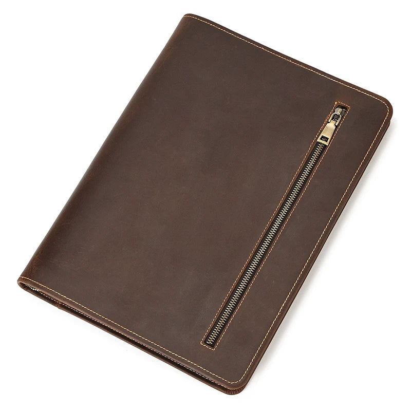 Funda para iPad de piel genuina Crazy Horse de 12.9"