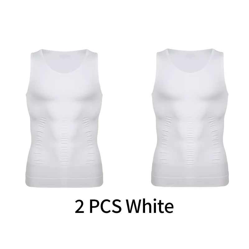 Men's Compression Tank Top with Tummy Control