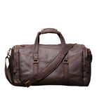 Men's Luxury Leather Travel Bag – Soft Cowhide Duffel Weekend - VacationGrabs